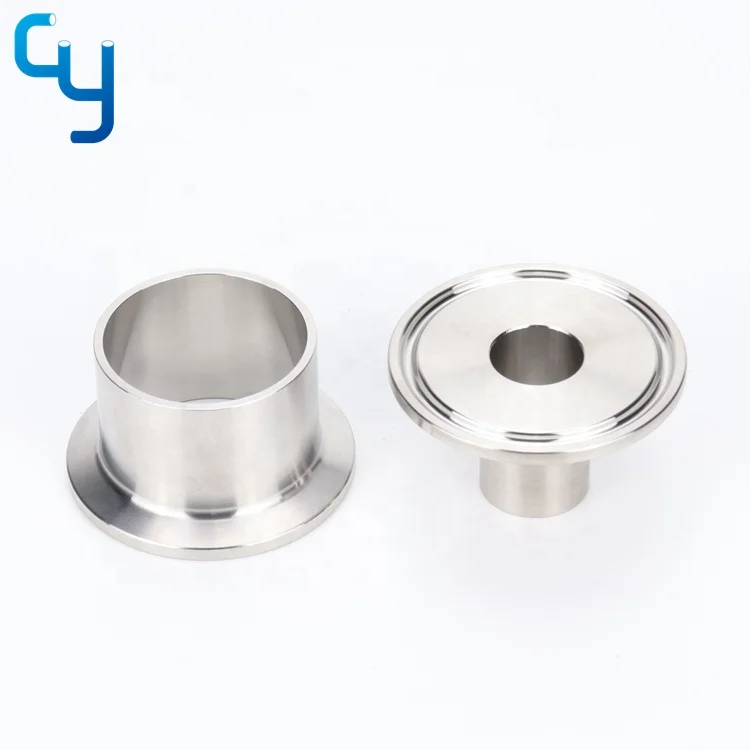 DIN 3A ISO sanitary 304 316L stainless steel weld pipe Tri clamp ferrule
