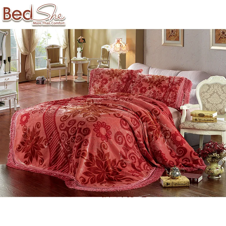 Высококачественное Двухслойное зимнее одеяло для взрослых 8 кг, 200x240 см, недорогие комплекты постельного белья из полиэстера, 4 шт.