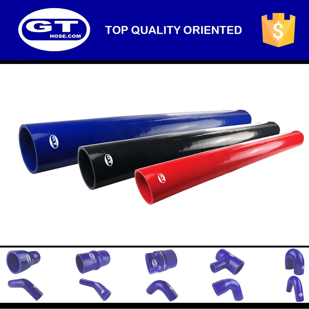 ID = 114 мм (4 1/2 ') / Прямой силиконовый шланг 1 метра