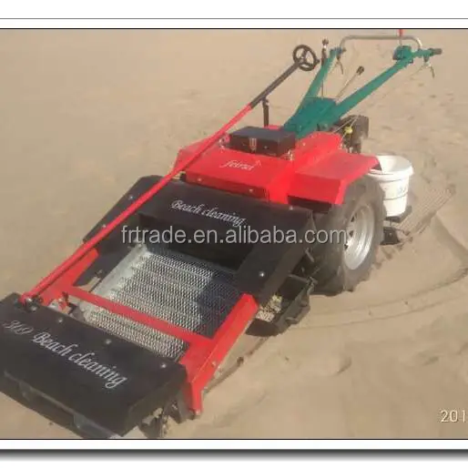 Red beach cleaner for beach volleyball courts for export
