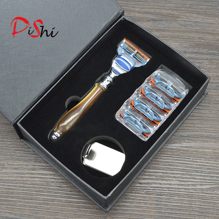 Dishi mens Classic Shaving Razor with Ivory Handle