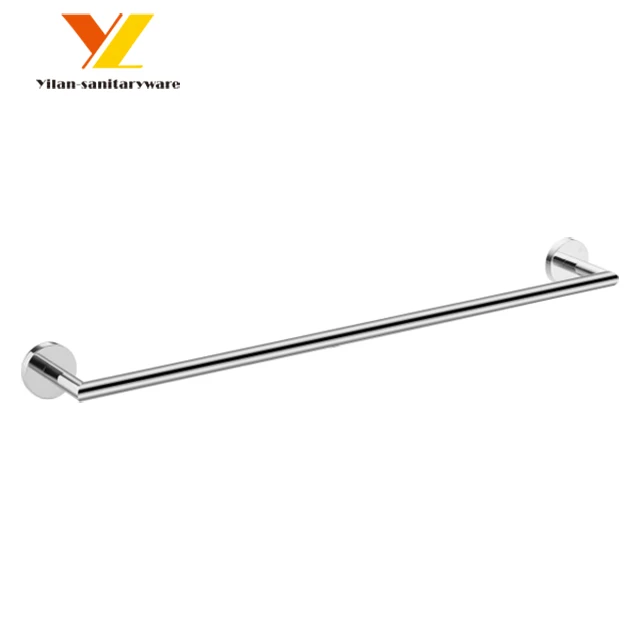 Круглое основание хромированной латуни ванной вешалка для полотенец