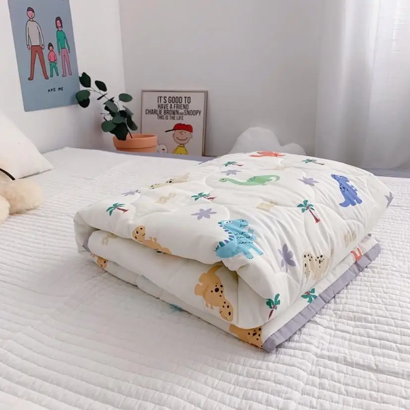 
2019 new cotton baby child anti kicking baby quilt for summer baby muslin quilt muslin blanket 