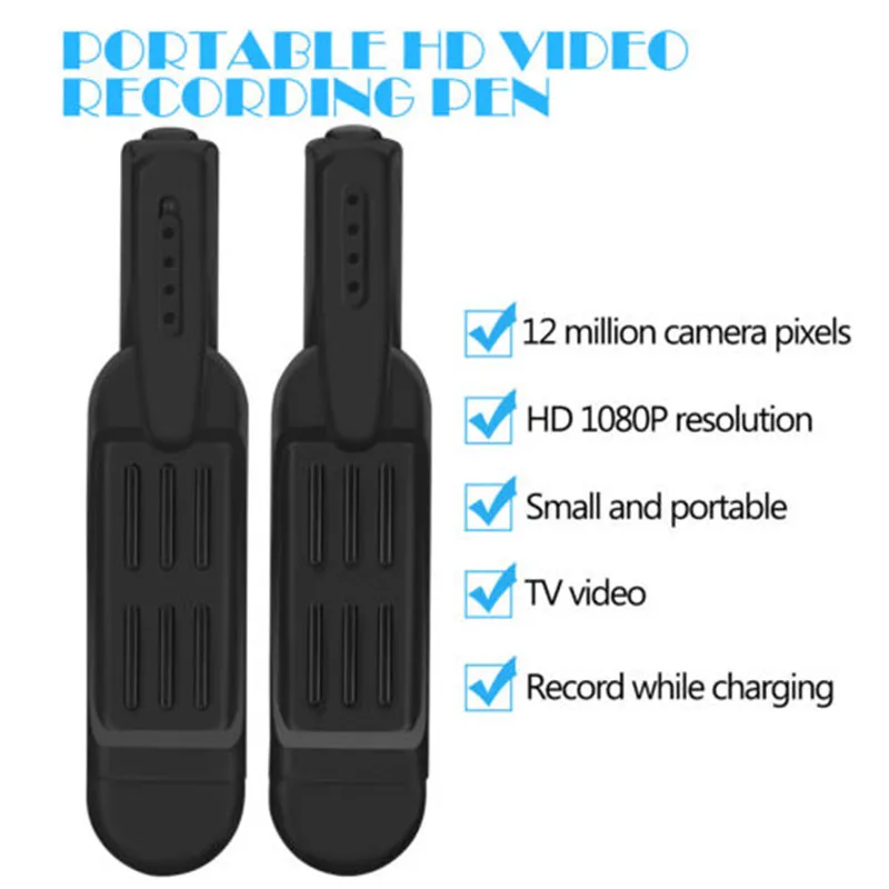 Portable Spy Pen Camera HD Video Recording Hidden Camera Pen Wireless Hidden Spy Pen Camera Spy Gadget Cam Kamara