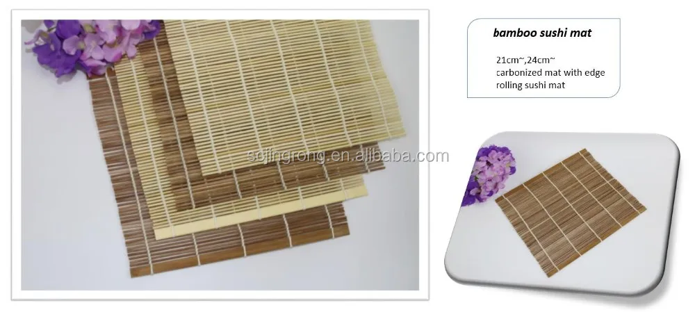 Factory supplier Best cane rolling tea bamboo kitchen cutting table mat