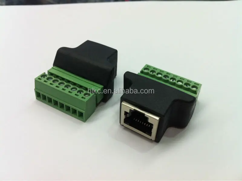 RJ45 8P8C female splitter