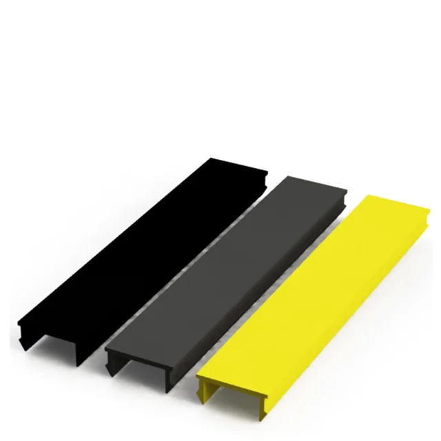 Customized color PP PVC ABS rubber seal aluminum pvc extrusion profile t slot cover