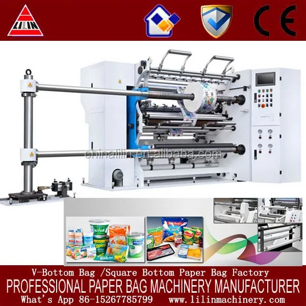 Упаковочная машина для производства бумажных мешков slitter