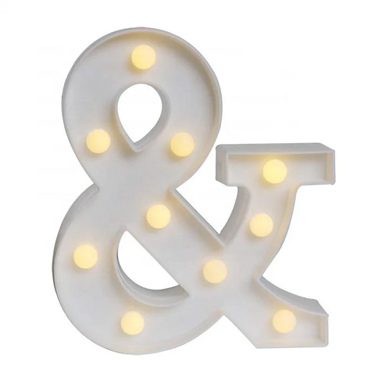 hollywood marquee led alphabet letter night light sign for christmas