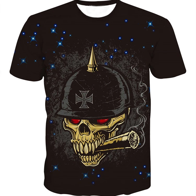 
Heavy metals band full printing wholesale price man short sleeve t shirt 