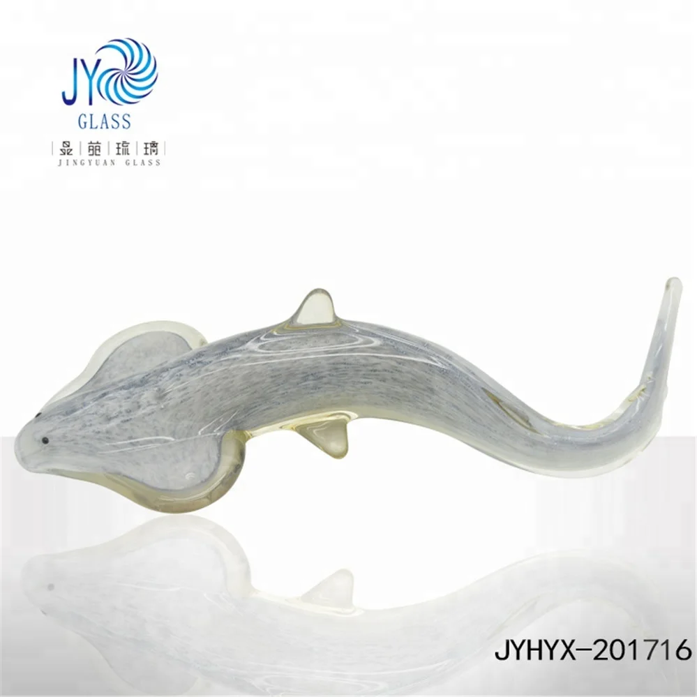 
different types murano glass sea animal figurines 