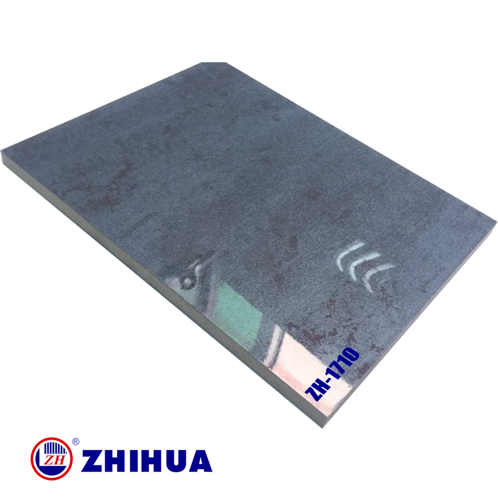 Marble color 18mm UV high glossy MDF board for kitchen cabinet