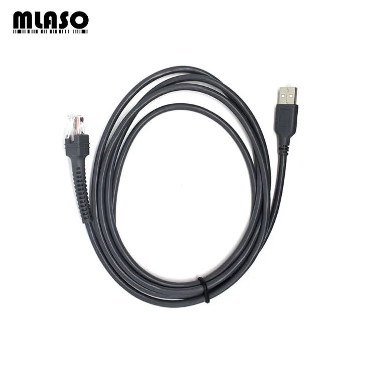 Compatible USB 2 Meter Straight Cable for LS2208 LS4208 DS6708 Barcode Scanner Pda cable