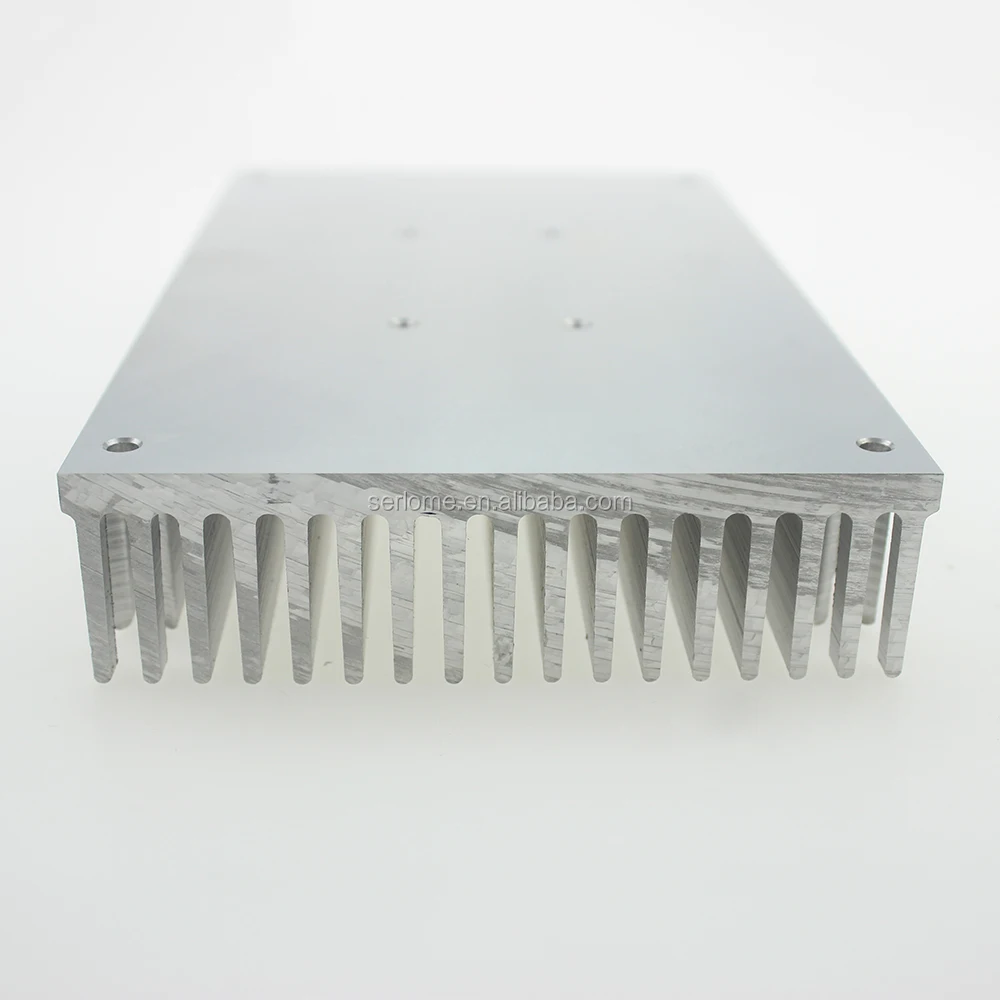 
GPU Aluminum Extruded Heat Sink Custom Size Silver Soldering Metal Peltier Pin Fin CPU Intel Amd Processor Passive Heatsink 