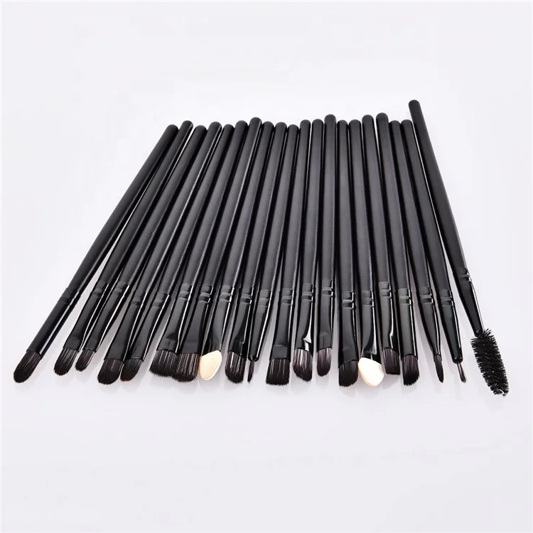 
Mini Eye Shadow Make Up Brush Set Black 20Pcs Makeup Brush Set 