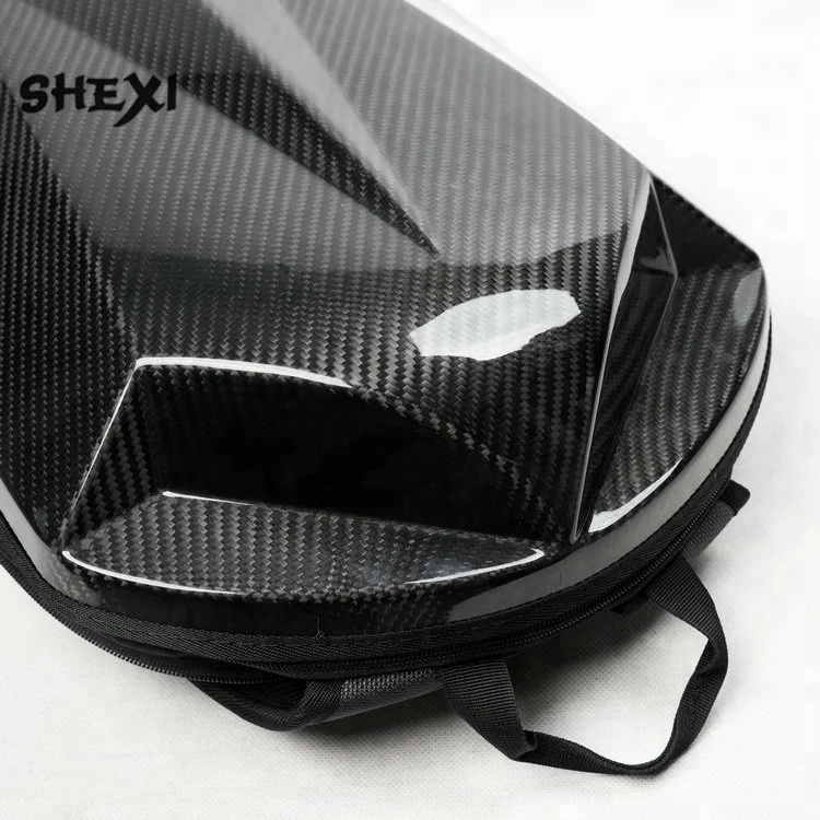 
2018 factory sale fashionable practical carbon fiber Motorcycle backpack Bag 