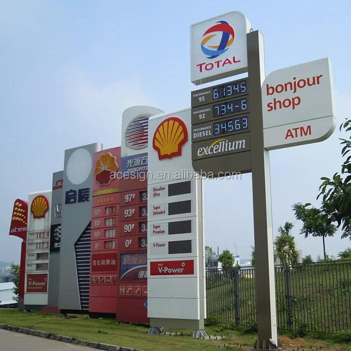 
Anti-wind waterproof Aluminium Gas Station LED Price Digital Sign Anti-wind waterproof Aluminium Gas Station LED Price Digital Sign