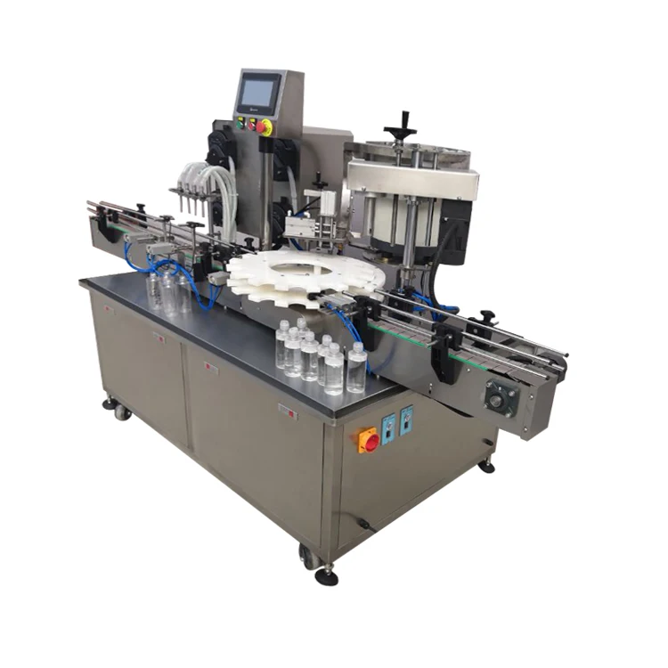 2019 New syringe filling machine bottle capper machine liquid filling capping machine