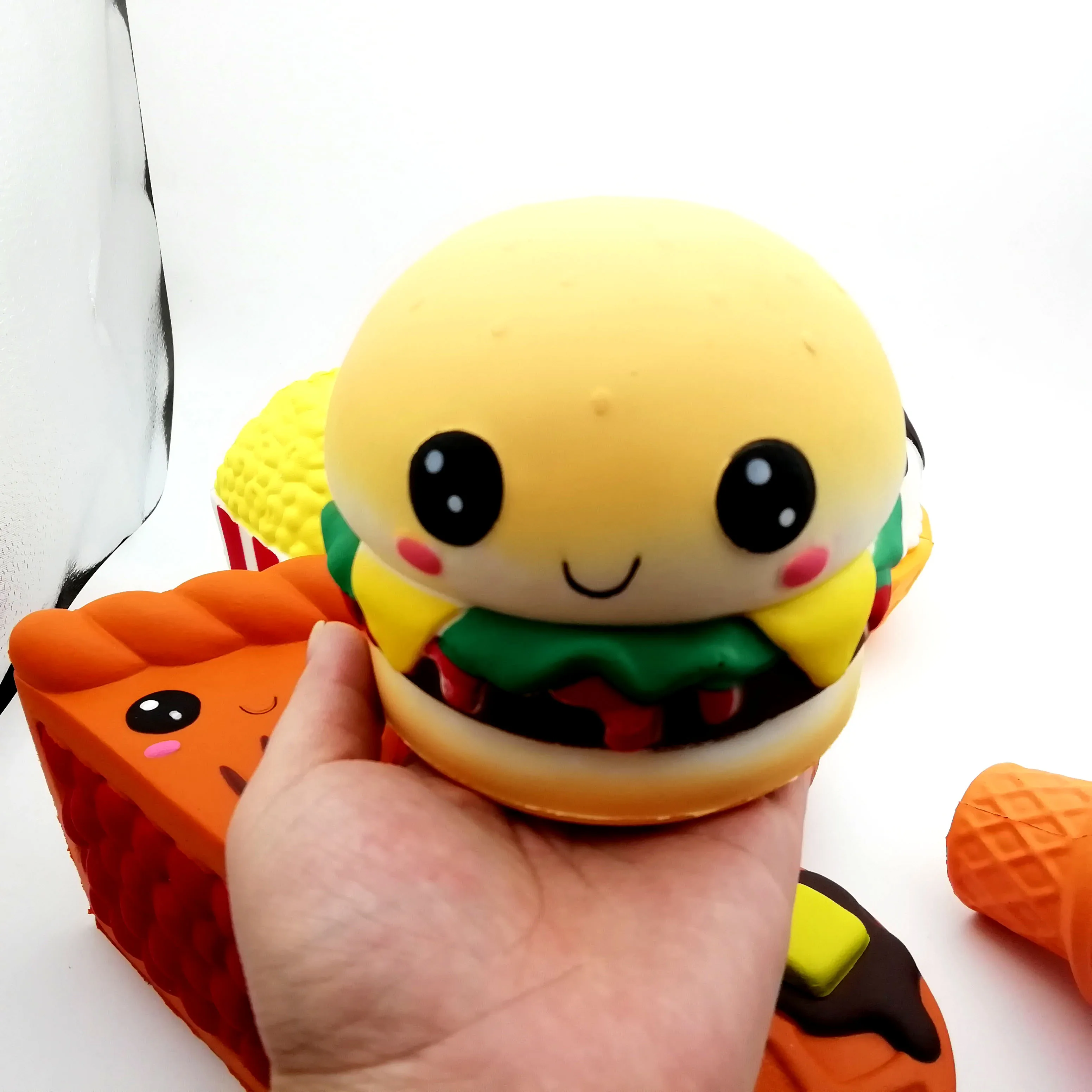 Набор сжималок для еды на заказ, медленно восстанавливающие форму пакеты, мягкие сжимаемые игрушки для печенья