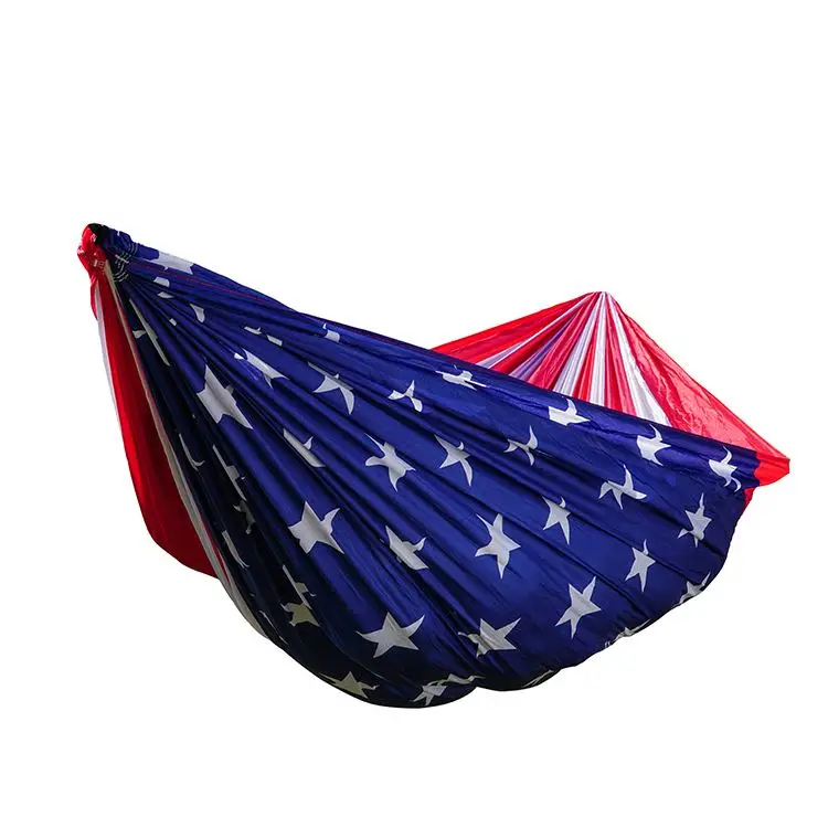 Outdoor hammock printing flag printing hammock, parachute Parachute cloth printing hammock