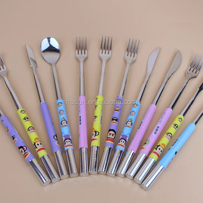 Kitchen fork knife spoon three-piece suit Amazon online platform gel pen