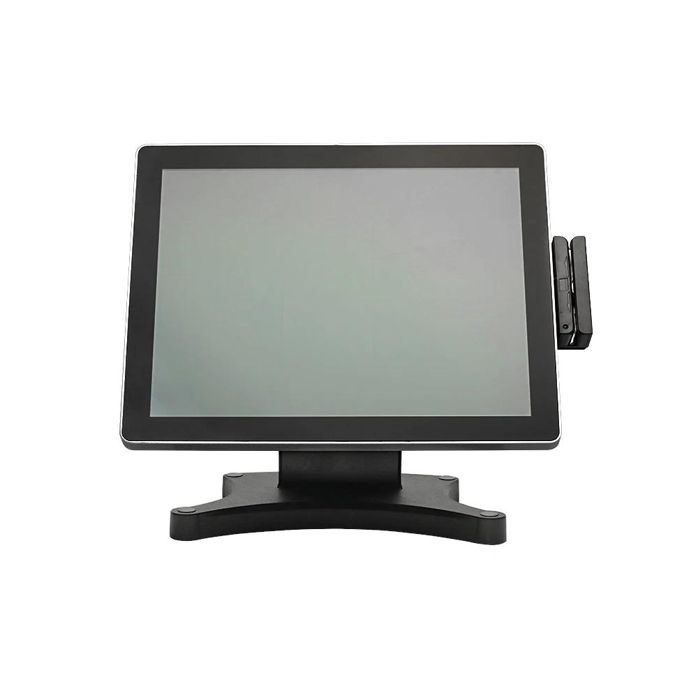 Ture Flat Screen Point of Sale Cash Registers with MSR / Pos Computer Systems 15 Inch All in One Touch POS System 1024x768
