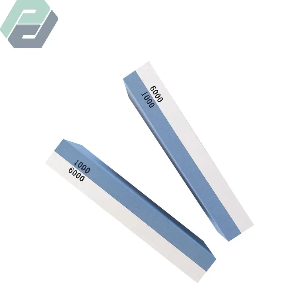 
Double-sided knife sharpening stone oil stone whetstone 1000 6000 blue 