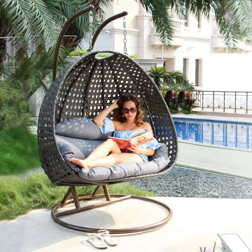 Garden Terrace Furniture Baskets Patio Egg Swing Chair Natural Rattan Furniture