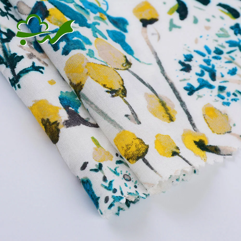 Factory supply 60S custom woven garment plain rayon fabric for dress