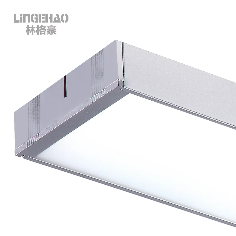 Hanging Line Trunking 1200mm 18W Silver Frame Surface Aluminum Strip Linear Light
