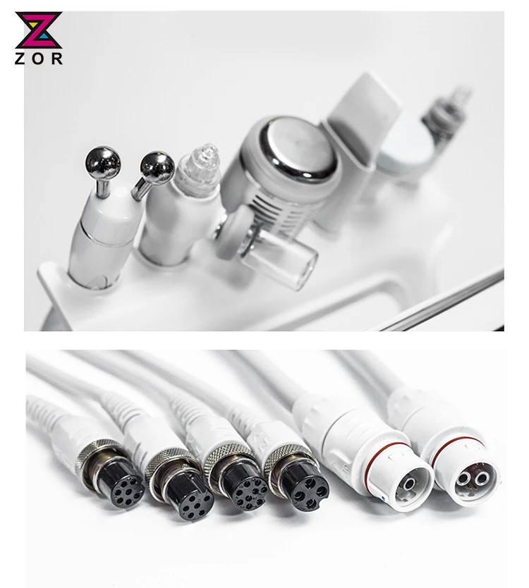 Korea newest 6 in 1 aqua galvanic high frequency facial lift machine