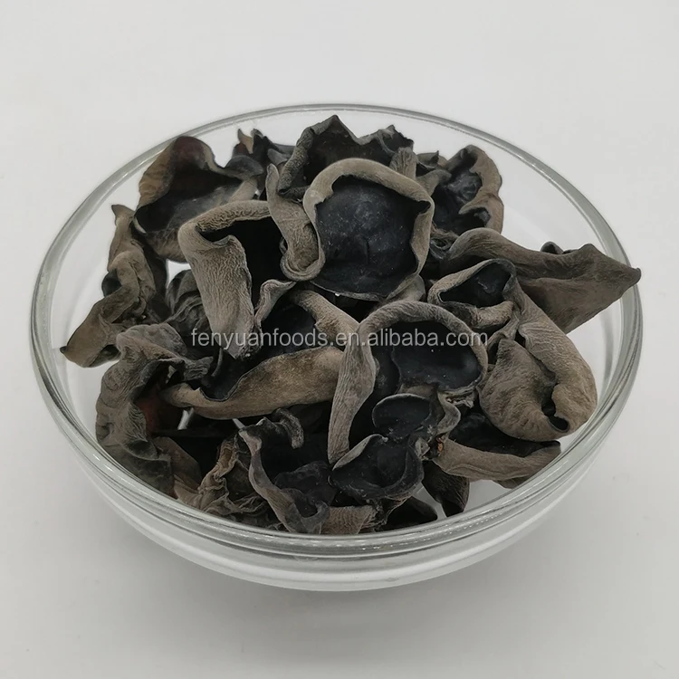 
dried white back black fungus 