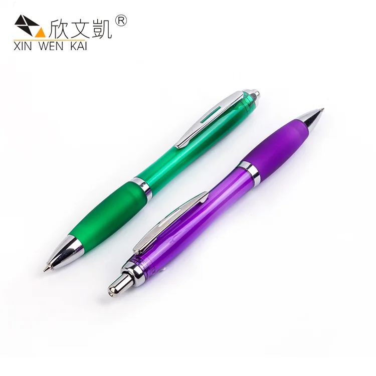 
Good Quality Flat Type Plastic Material Ballpoint Signature Pen From China 