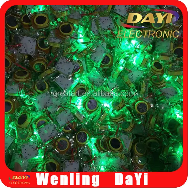 Factory price shoe parts led shoe light with 2032 battery for adults men shoes