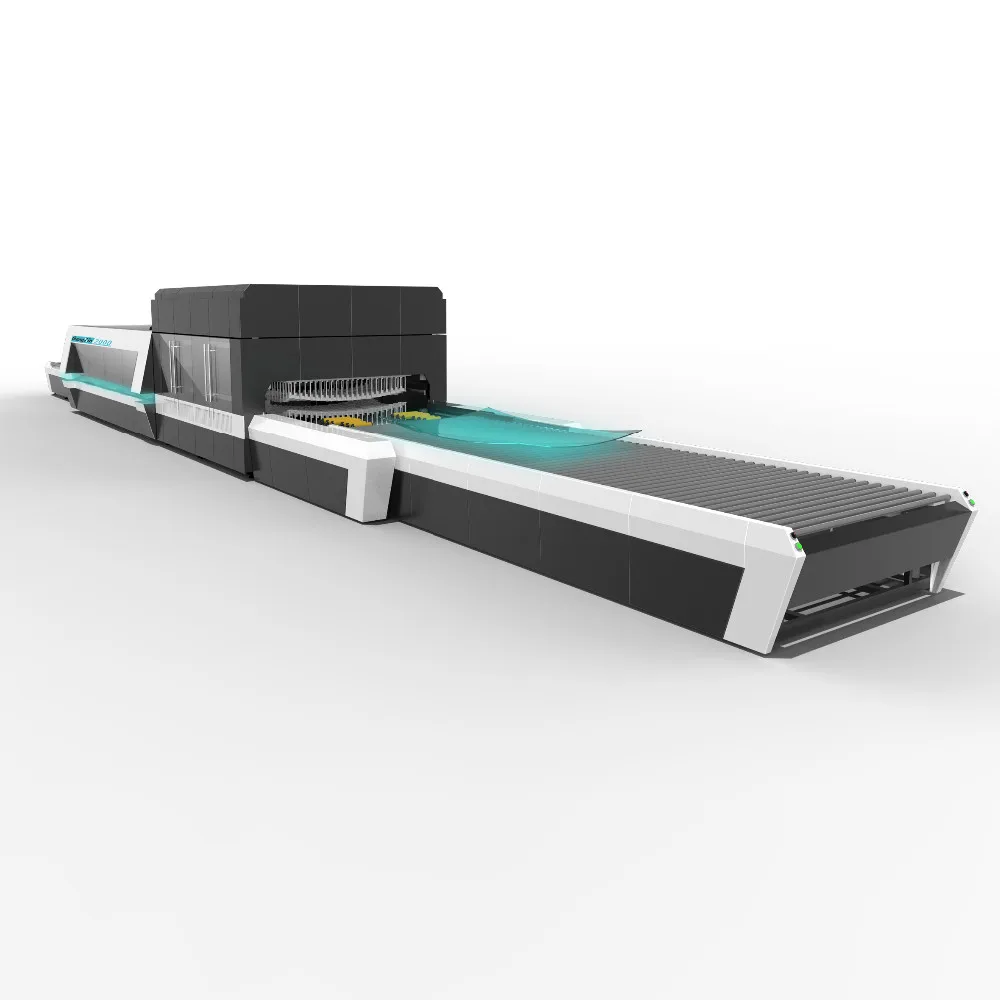 Omron Qingdao Port Production Line 2022 Factory Price Gangxin Double Curved Bend Glass New Product 2020 Provided Energy Saving