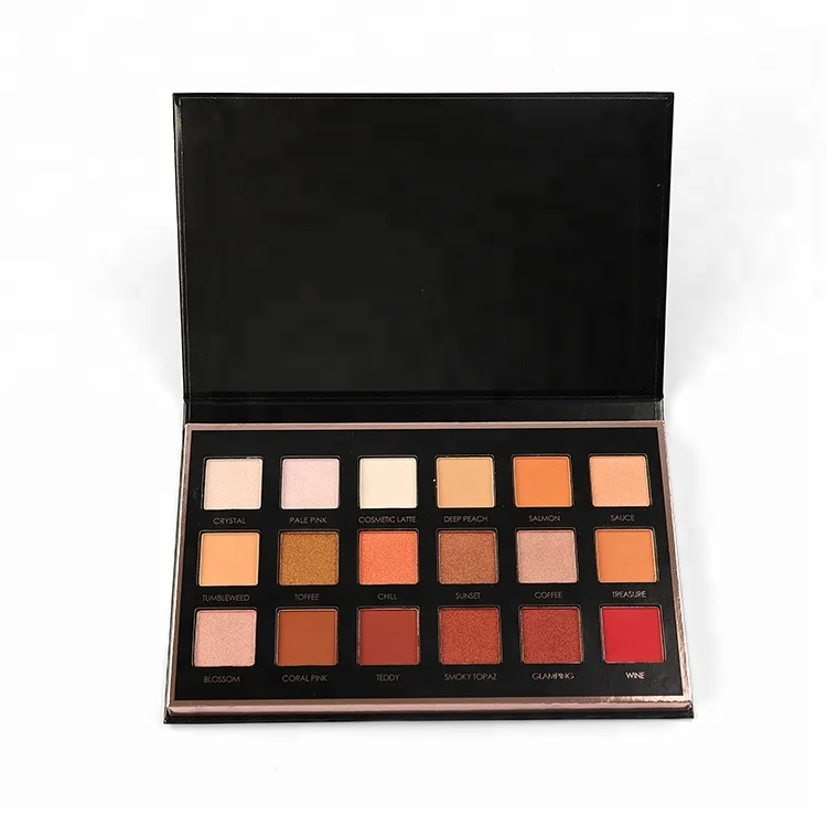 
2021 hot product make your own brand makeup 18 color eyeshadow palette 