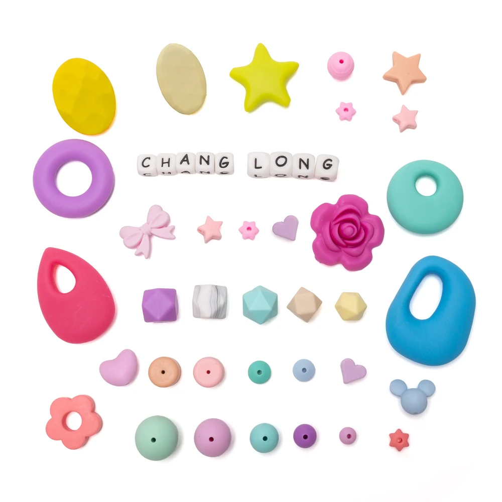 
China Manufacturer Promotion BPA Free Food Grade teether toys pendant silicone cloud teether 