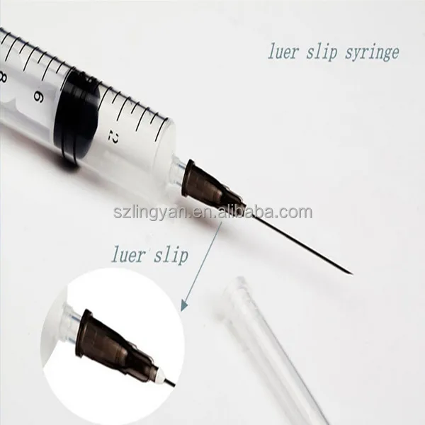 disposable use medical syringe luer lock ,luer slip types