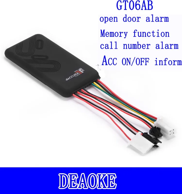 Автомобиль/Автомобиль устройство слежения с отсечения функции двигателя GT06 gps трекер для автомобиля