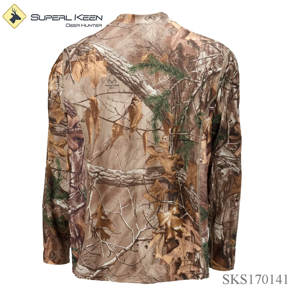 Classic Garment Scent Control Lightweight Base Layer Long Sleeve Hunting Shirt