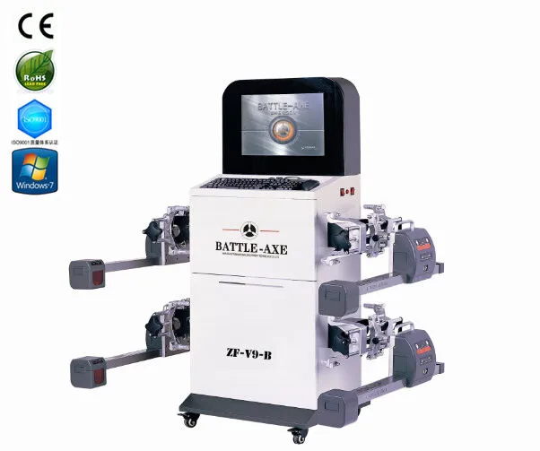 Battle-Axe V8-A taxi car tyre wheel alignment machine