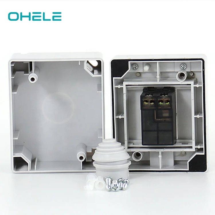 
IP55 Italy type waterproof wall socket and switch for outdoor 