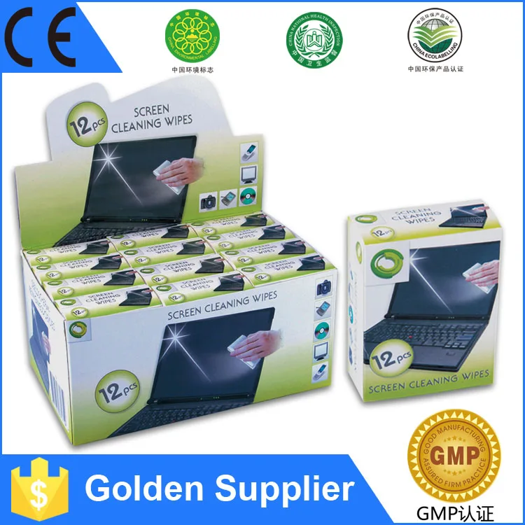 China Low Cost High Quality Anti Fog Anti Dust Touch Screen Cleaning Wet Wipes For Computer TV Mobile Laptop