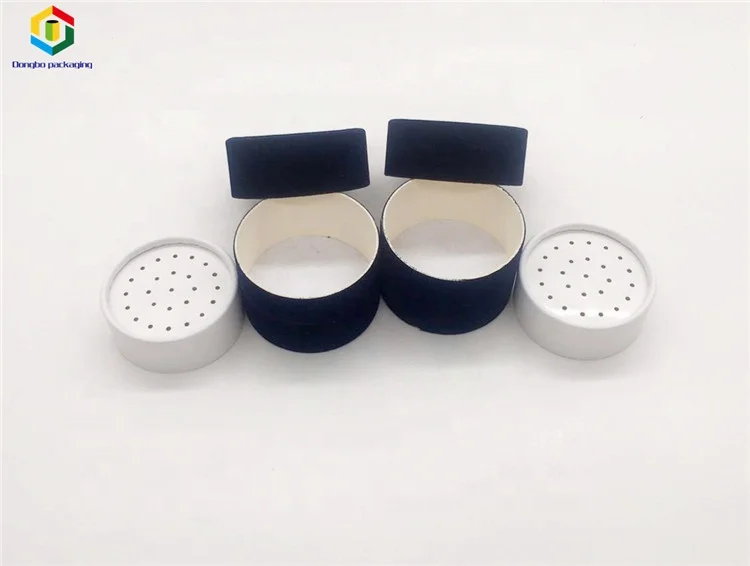 Manufacturer Custom Cosmetic Biodegradable Makeup Compact Powder Case Paper Container