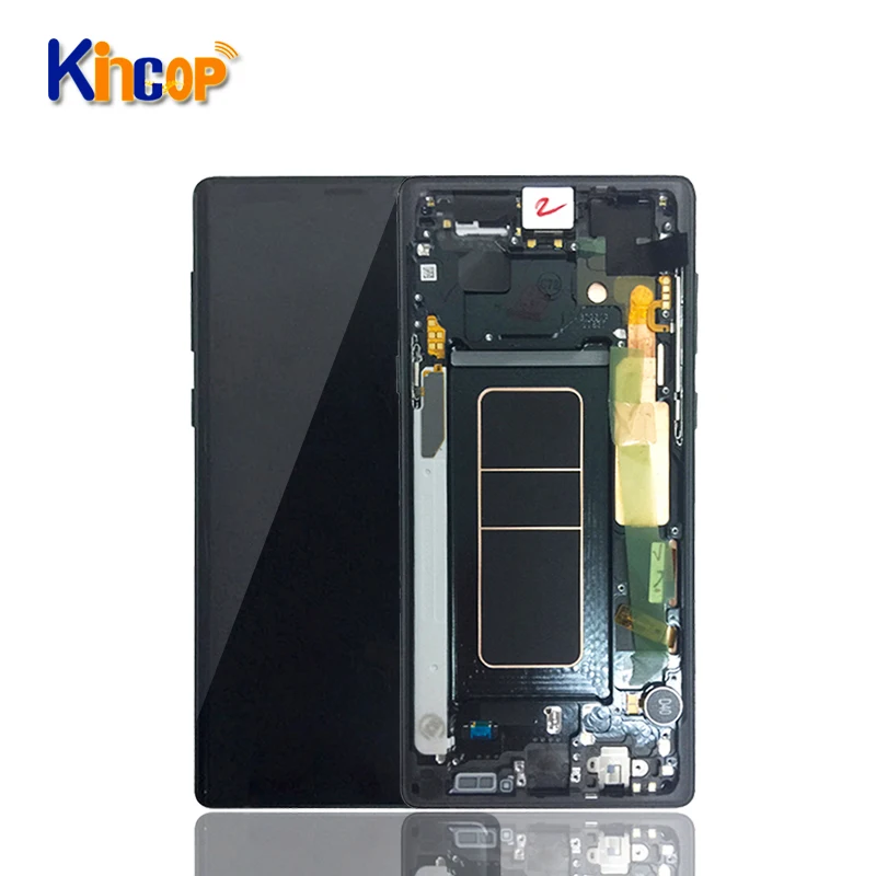 Super AMOLED Original For Samsung mobile LCD, for Samsung Galaxy Note 9 N960 N960F Display ,for Samsung Note 9 LCD with frame