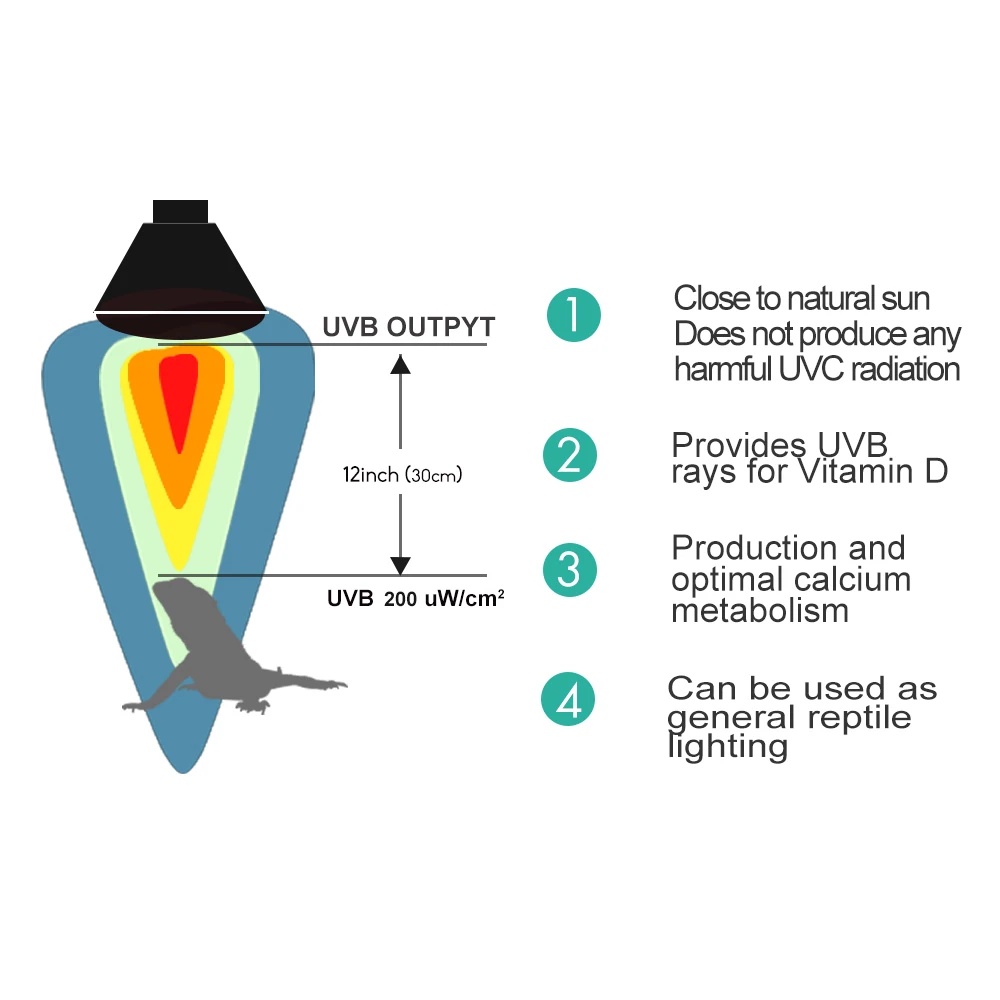 reptile lamp, 125W R115 coated  self-ballasted lamp mercury vapor bulb for bearded dragon