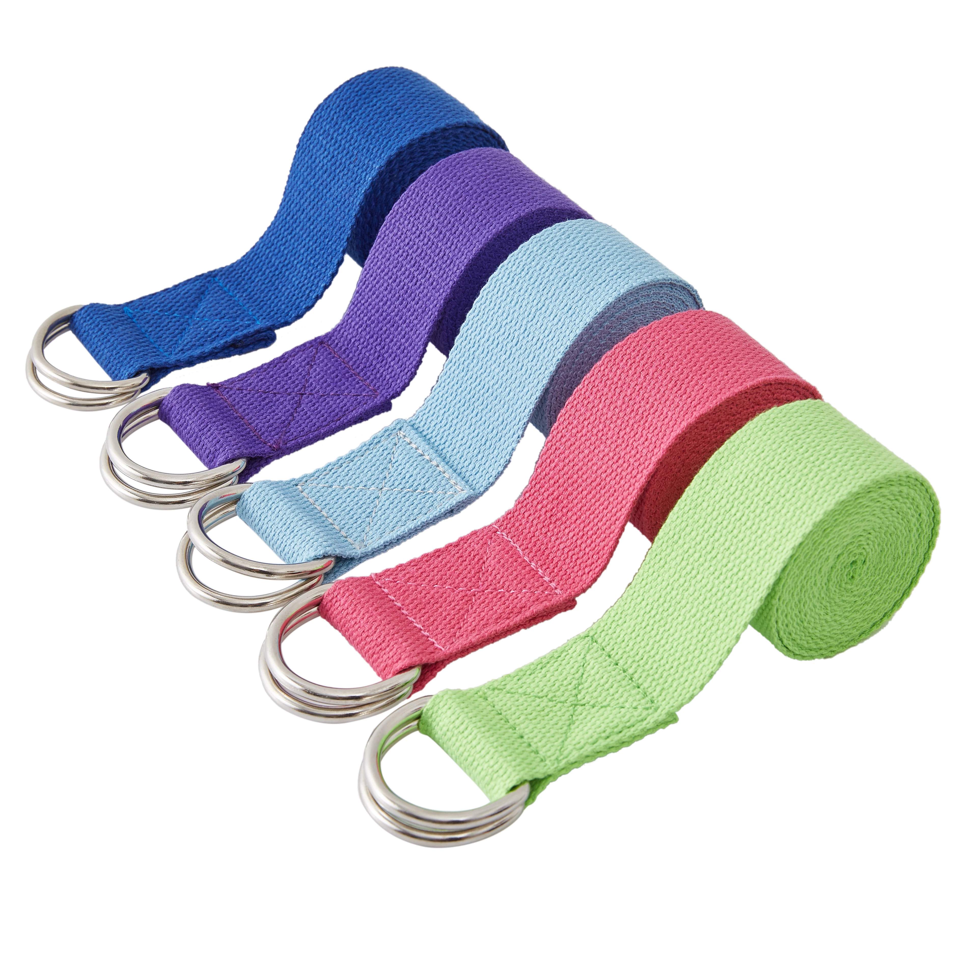 Nylon Cotton Adjustable Yoga Stretch Strap Strong Durable Yoga Belt
