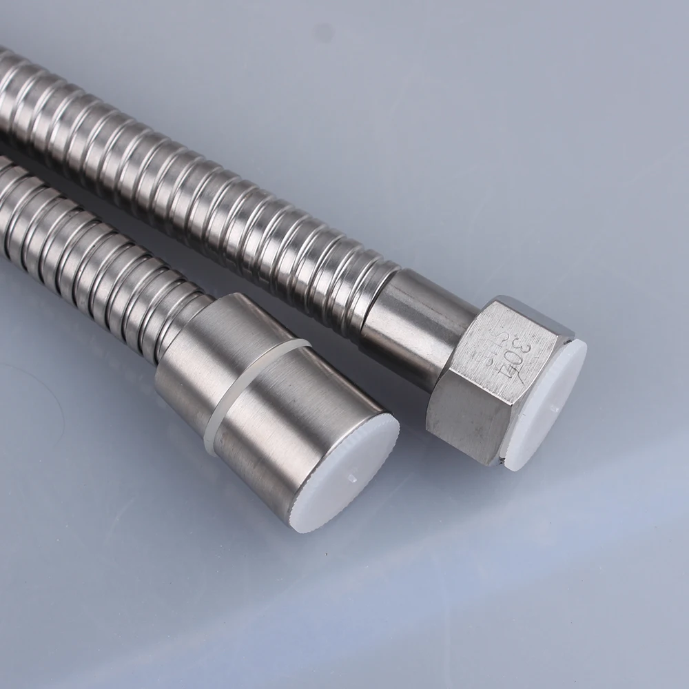 TB-0708 Tengbo ss304 double lock spiral metal short shower tube hose