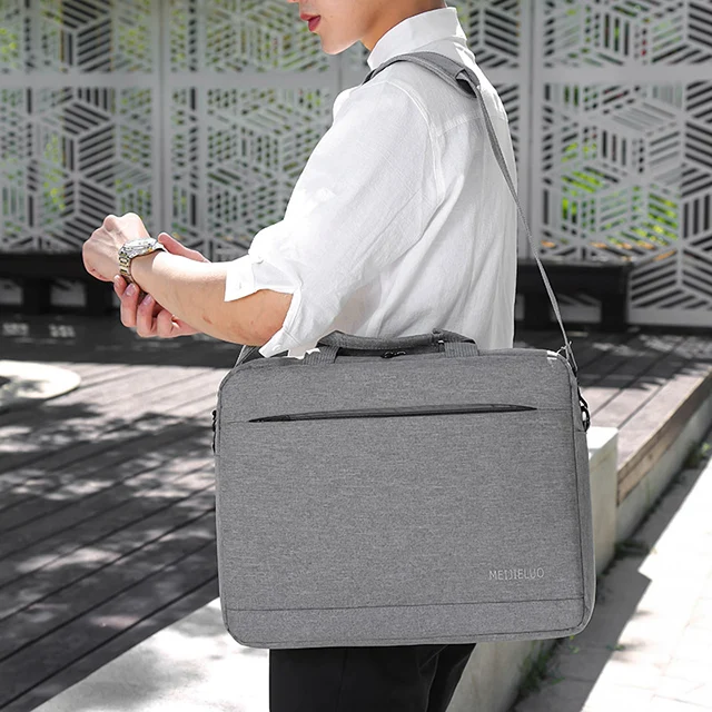 Оптовая продажа; Высокое качество; Модный водонепроницаемый; Ширина плеч; Длина рукава нейлон 15-дюймовый ноутбук сумка Бизнес Документ сумки из натуральной кожи