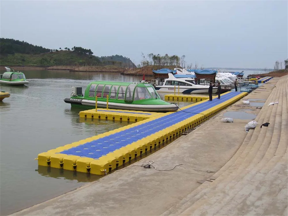 Hot selling high quality plastic modular floating pontoon  platform jet ski dock